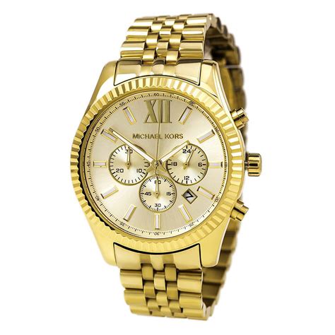 michael kors men's gold watch with diamonds|michael kors mk 8281.